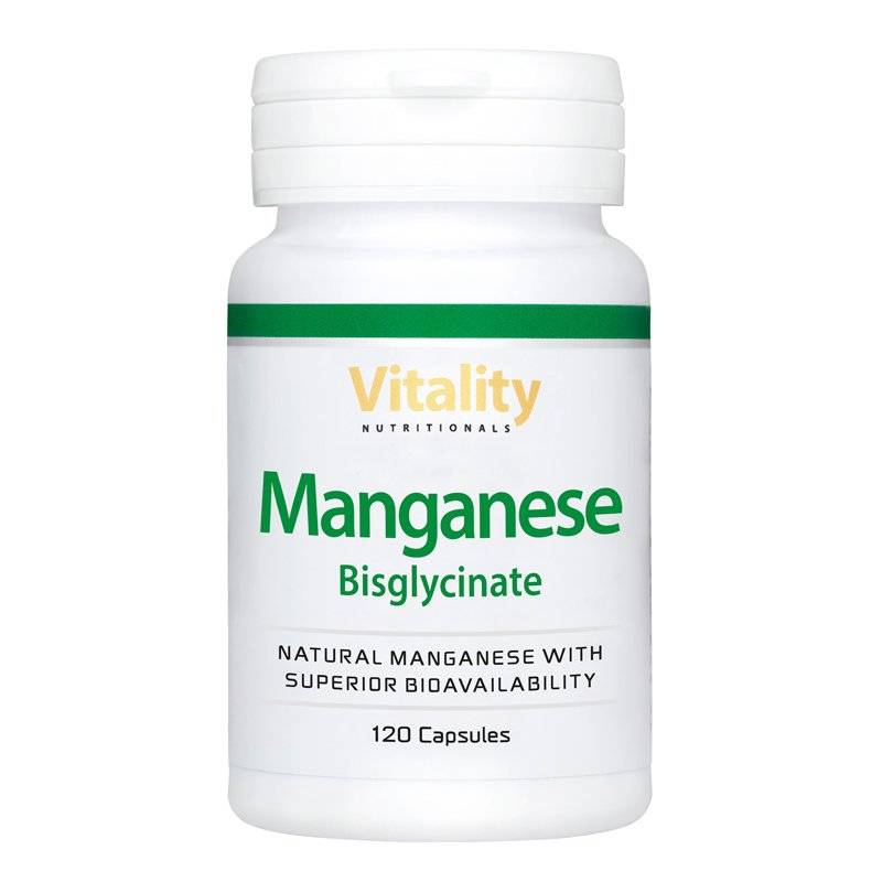 Manganese Bisglycinate Chelate - 120  Capsules