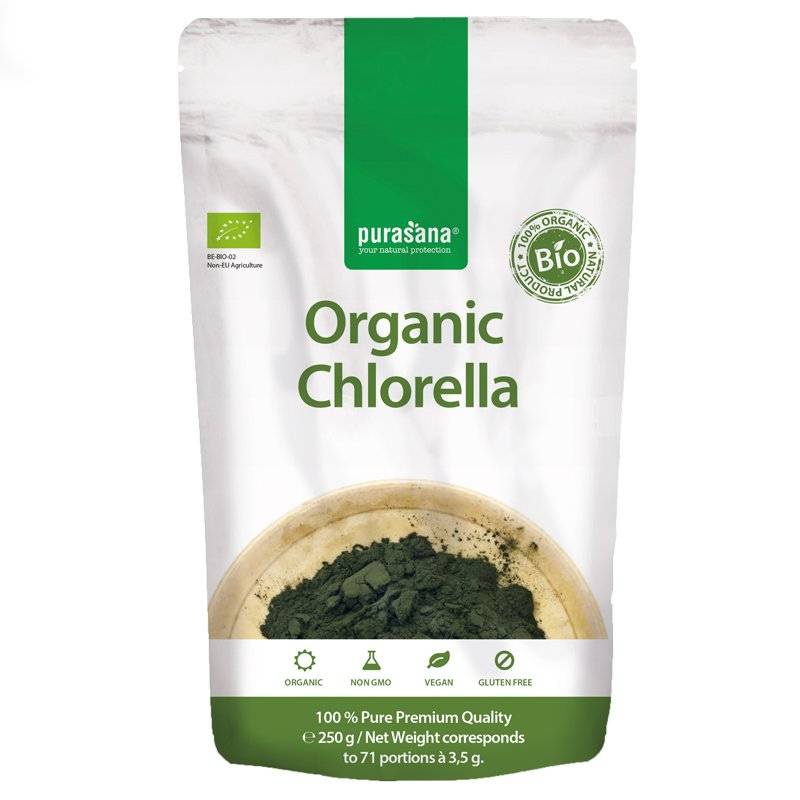 Chlorella Powder Organic - 250 g Powder