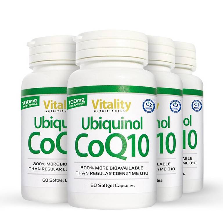 Ubiquinol CoQ10 100mg - 60  Capsules quantity-4