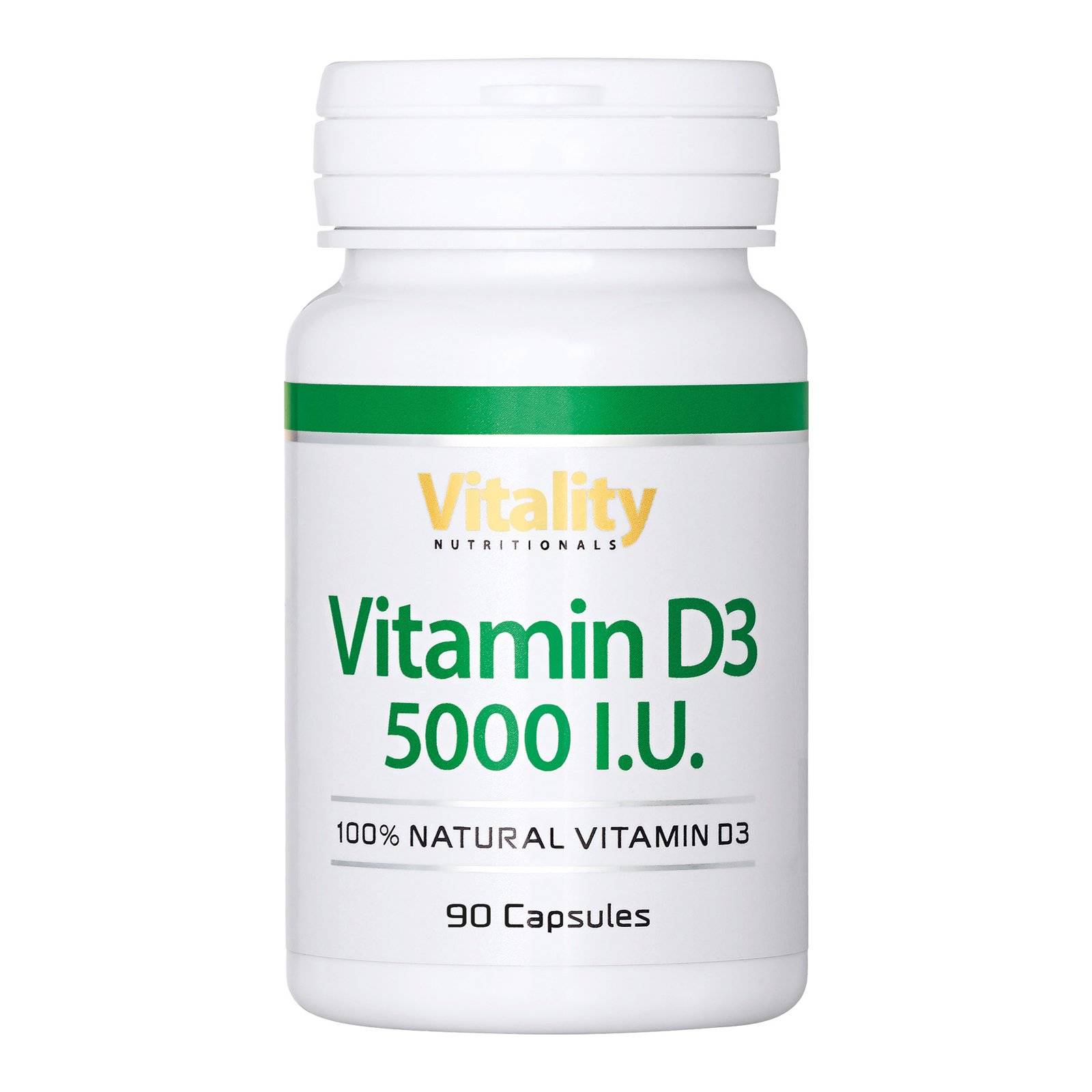 Vitamin D3 5000IU - 90 capsules