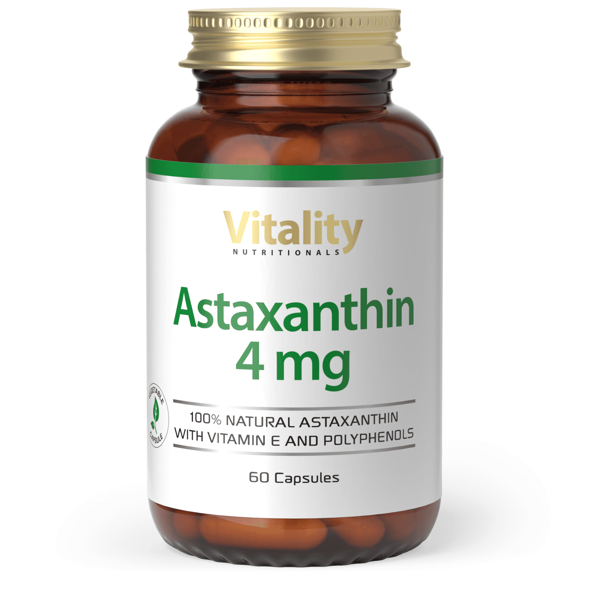 Astaxanthin 4mg, 60 capsules