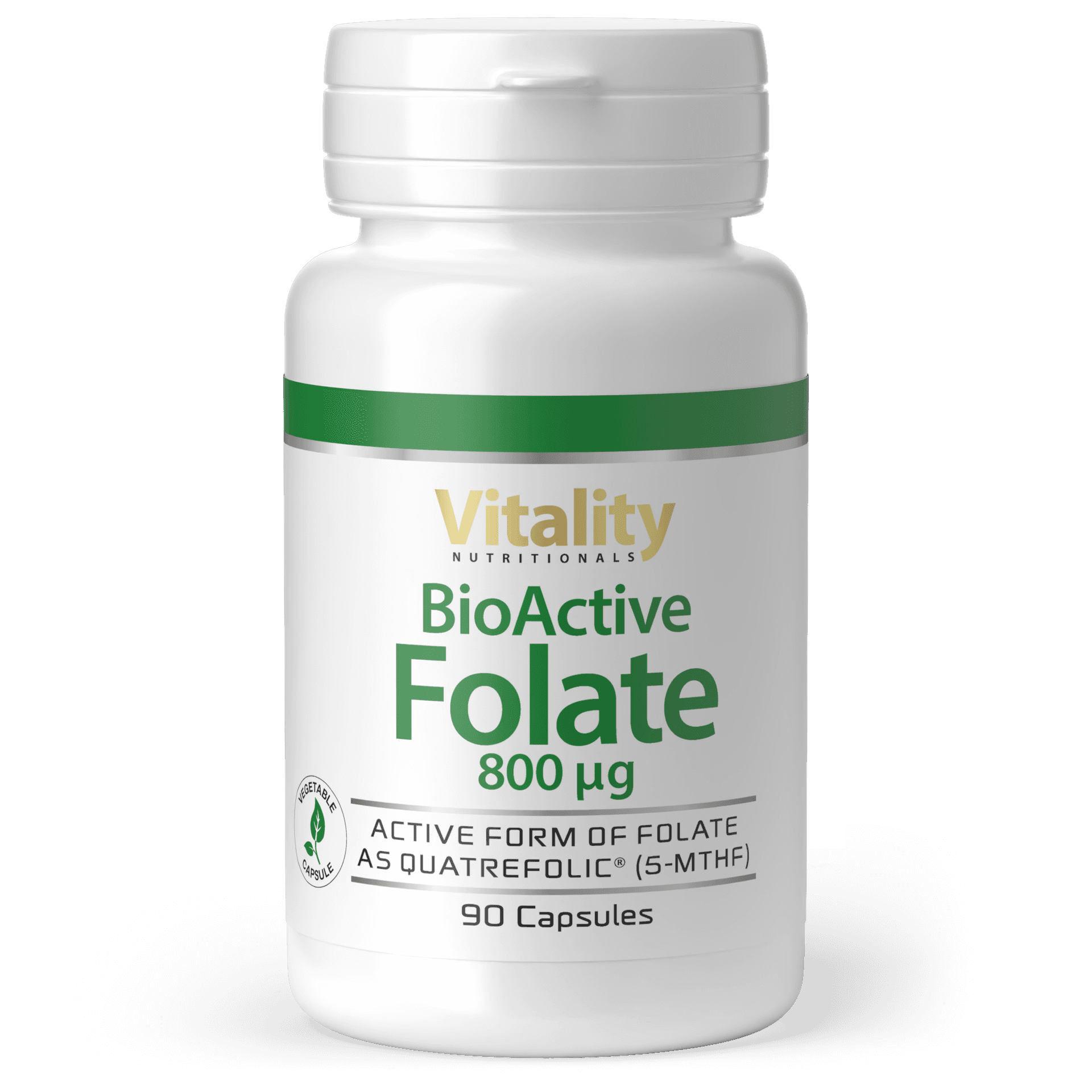 BioActive Folate 800 mcg Acide folique