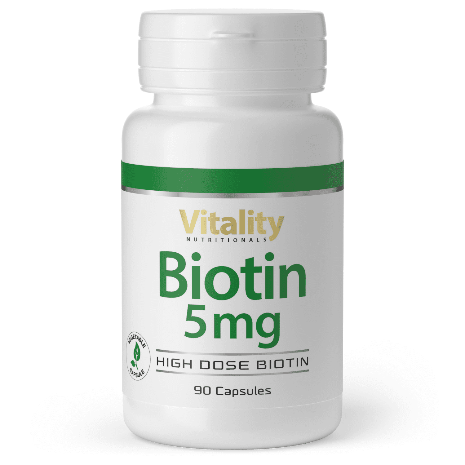 Biotin 5mg - 90 capsules