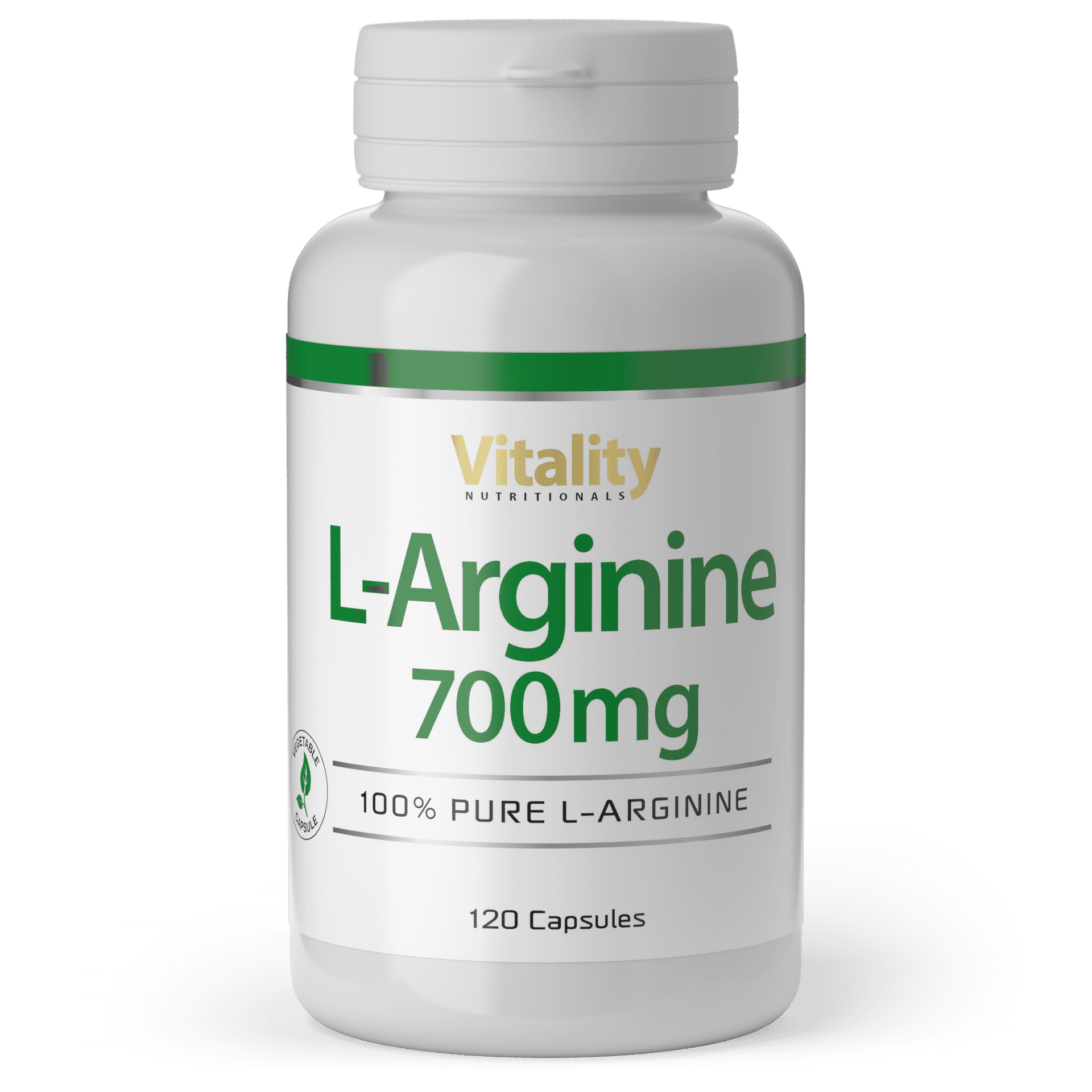 Vitality L-Arginine 700mg - 120 capsules