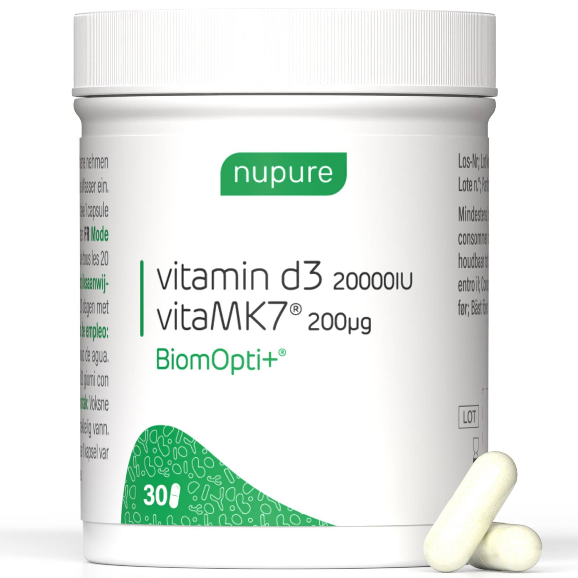 BiomOpti+ Vitamin D3 20000 + vitamink7 200